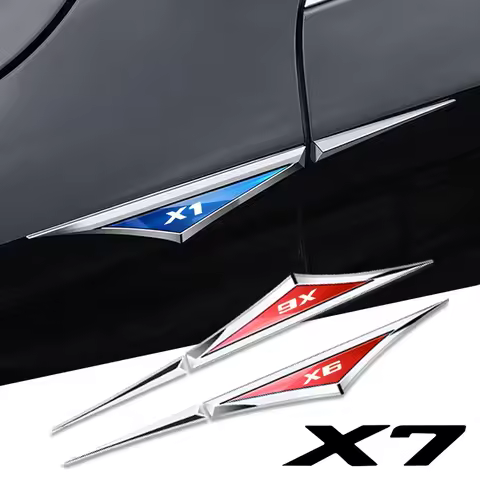 2pcs 3d alloy car stickers car accsesories accessory for bmw x1 x2 x3 x4 x5 x6 x7 f48 f39 g01 f97 f9