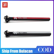 3t 3K bóng sợi Carbon hoàn toàn yên xe đạp bài đầy màu sắc núi/Xe Đạp trên đường seatposts 30.8/31.6