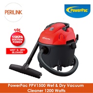 PowerPac PPV1500 Wet &amp; Dry Vacuum Cleaner 1200 Watts