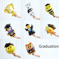 Mini Graduation Balloon Graduation Season Doctorial Hat Decorative Balloon Cartoon Graduation Certif