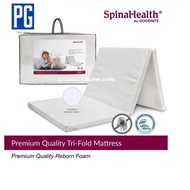 PG HOME:FREE CARRY BAG Goodnite SpinaHealth Single Foldable Rebond Foam Mattress Single Tilam lipat