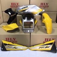 RXZ HLY BODY COVER SET COVERSET Y963 YELLOW SILVER KUNING MILI WITH BUBBLE WRAP