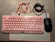 Razer Blackwidow TE Chroma V2 + Mamba Elite 電競套裝 連pad