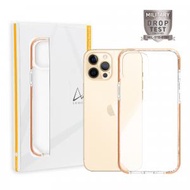 ARMOR - iPhone 12 Pro Max Signature 電話保護殼_水晶透明/橙帶