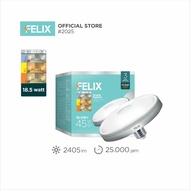 CAHAYA FELIX PREMIUM LED UFO 18.5W 3 Colors Super Bright Light 90% Economical E27 Equivalent to 241W
