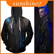 Versatile 3 And Descendants Hades Hoodie Cosplay Costume For Activities Autumn Outdoor