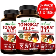 [Bundle of 3] Biofinest Tongkat Ali 500mg - Maca Horny Goat Weed Panax Ginseng - Male Enhancement Men Energy (3x180caps)