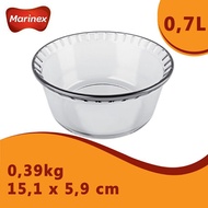 MARINEX Souffle Dish 0.7L Glass Bowl Souffle Dish 6384