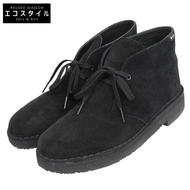 Clarks Suede Desert Boots, Men's, Black, Size 7 1/2 (UK) [Used]