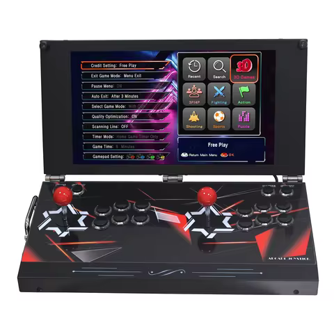 26800 in 1 Hand-held Portable Arcade Game Console 17.5-inch HD Screen Dual Players Pandoras Box DX, 
