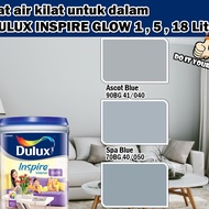 ICI DULUX INSPIRE INTERIOR GLOW 18 Liter Ascot Blue / Spa Blue / Shadow Play