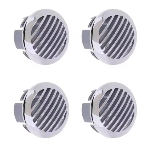 AT13 4 Pcs 3In/76Mm Marine Grade 316 Stainless Grill Vent Cover,Airflow Vent Cover For RV, Boats, Ya