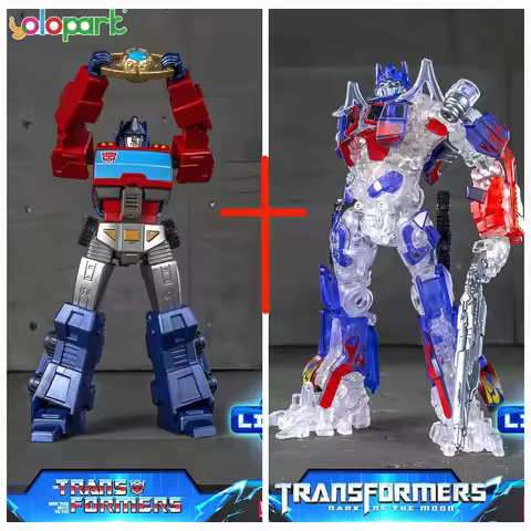 AMK MINI Transformers Wave 3 12cm Dark of the Moon Optimus Prime Transparent Version +IDW Orion Pax