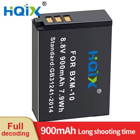 HQIX for Xiao Yi M1 Yi-M1 mirrorless camera BXM-10 BXM10 Charger Battery