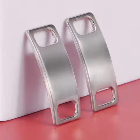 Metal Lock silver Matte Buckle Shoes Accessories AF1 Sneaker Kits Metal Buckle（1 Pair）