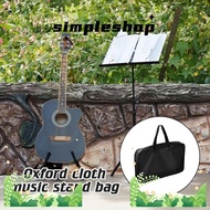 SIMPLE Music Stand Pack, Waterproof  Cloth Sheet Stand Bag, Portable only bag Folding Tripod Stand Holder Outdoor