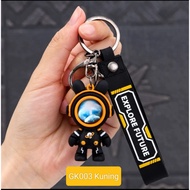 Gantungan Kunci Lucu dan Unik / Gantungan Kunci Tas Motor Mobil Karakter Astronot Lucu Keychain Serb