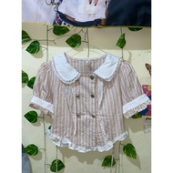 Preloved Lolita blouse women's top (READ DESCRIPTION)