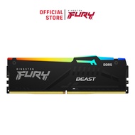 Kingston Fury Beast RGB DDR5 XMP 5200Mhz/5600Mhz/6000MHz/6400Mhz Desktop Gaming Memory RAM (64GB)