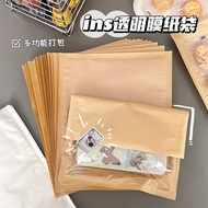 Disposable Sealed Bread Bag Baked Food Packaging Bag Greaseproof Paper Toast Bag Sandwich Donut Bisc
