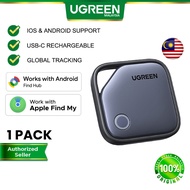 【Apple Find My & Android Find Hub】UGREEN Smart Finder Square Tag Location Tracker Google & MFi AirTa