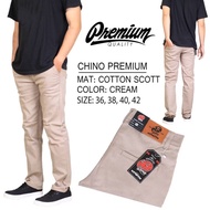 CELANA PANJANG CINO PRIA SLIMFIT BRANDED DISTRO RR SIZE 27 - 34 S M L XL / CELANA CINO PRIA DEWASA P