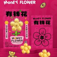 Fortune Flower 999 Pure Gold Bar (0.1 gram) 24K Flower Gold Nugget Pure Gold Birthday