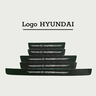 Bộ 5 Decal Cacbon dán xe BC2 chống trầy bảo vệ bậc cửa và cốp xe hơi dán bậc cửa ô tô dán cố