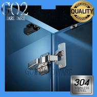 Push to Open Cabinet Hinge Set Hydraulic Soft Open Hinges With Latch