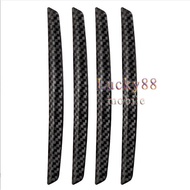 Car door And rearview mirror anti-collision strips carbon fiber textured door opening anti-scratch e