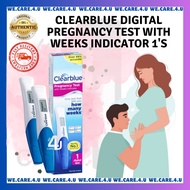 ~CLEARBLUE DIGITAL PREGNANCY TEST WITH WEEKS INDICATOR 1's