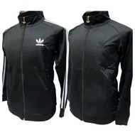 jacket adidas clasic 3 stripe/sweater adidas clasic logo sulam/jacket adidas clasic unisex