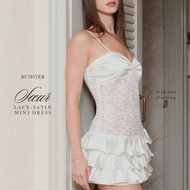 JESGINDA Soeur Lace-Satin Mini Dress (เดรส)