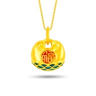 SK Jewellery Joyful Blessing 999 Pure Gold Pendant