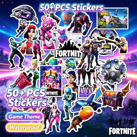 Original Fortnite Fortnite Game Stickers Waterproof Vinyl Decals for Laptop Luggage Phone Case Skate