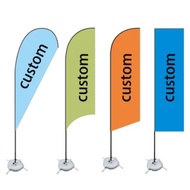 Custom Beach Flag Banner Flags Pole Beach Banners Custom Printing Advertising Beach Flags Teardrop F