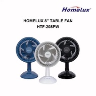 [NEW] SIRIM Homelux 8'' Circulation Table Fan / Living Fan / 8'' Fan Blade | HTF-208PW Kipas Angin 風