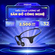 Mojawa Aerra Bone Conduction Headphones Black, Bluetooth 5.2, 8h Battery, Running and Gym Bone Condu