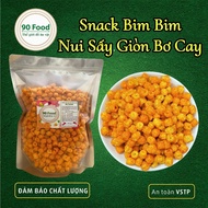 Snack Bim Bim Pasta Fried in Butter 90 Food Zip bag 500G crispy, delicious and armpit-aching