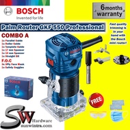 Bosch Palm Router GKF550 Professional F.O.C Face Mask & Safety Goggles GKF 550
