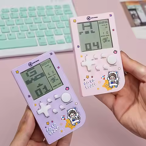 A Large-Screen Tetris Game Console, A Retro and Classic Handheld Game
