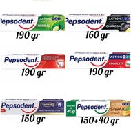 Pepsodent Action 123 Herbal|Charcoal|Siwak|Complete8|Clove|Whitening ~ Pepsodent ORI 100%