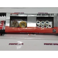 VAN BELT PLUS ROLLER SET N-MAX 2DP, DRIVE BELT AND ROLLER SET YAMAHA N-MAX PART 2DP