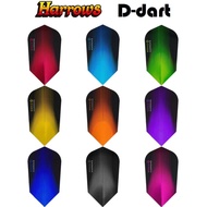 Harrows Dart Flights - SLIM  Shape  Sonic  100 Micron Darts Flight 3pcs/pack (SAYAP ARROW)
