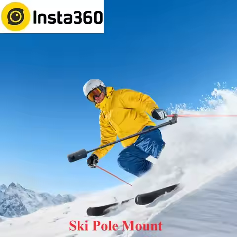 Insta360 Ski Pole Mount Original Accessories For Insta 360 X4 X3 / Ace Pro / X2 / ONE RS / GO 3 Inst