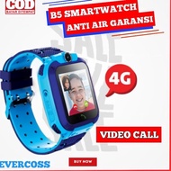 Free Shipping Smartwatch B5 Video call waterproof 4G Evercoss Official Guarantee Children's Watches Smartwatch Kids Evercoss B5 Video call original imo Q12 Clock 300)