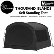Vidalido THOUSAND ISLANDS Self Standing Tent 2-3 Persons Bedroom Inner Add-on or Stand-Alone Outdoor