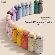 (gazi2) 5-Fold Mini Travel Umbrella: UV Protection, Ultra-Light & Portable vn