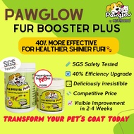 [PAWGLOW] [🔥BEST DEAL🔥]PREMIUM CLASS 100gm & 300gm FUR BOOSTER PLUS powder Dog Cat Skin coat Fur sup