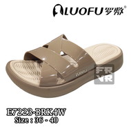 Sendal Karet Wanita EVA Selop Wedges Luofu Spons EVA Sandal Luofu Trendy Wanita Terbaru E7223 BRK4W 